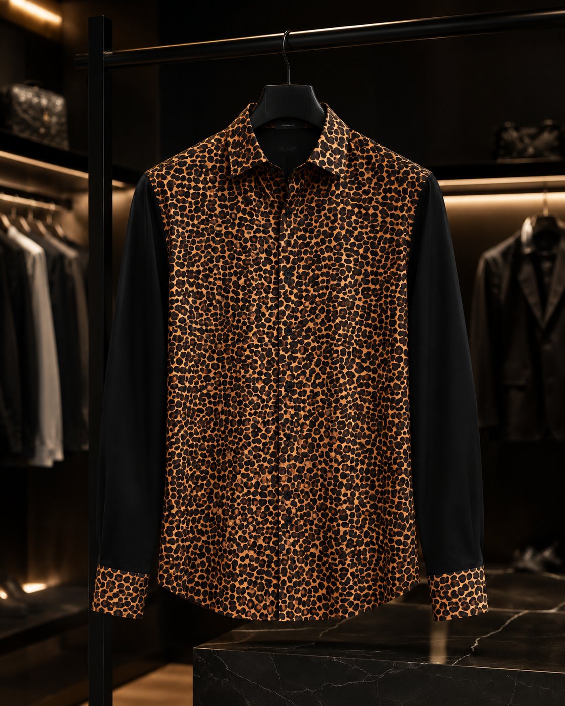 MOSEGI shirt in luxury boutique